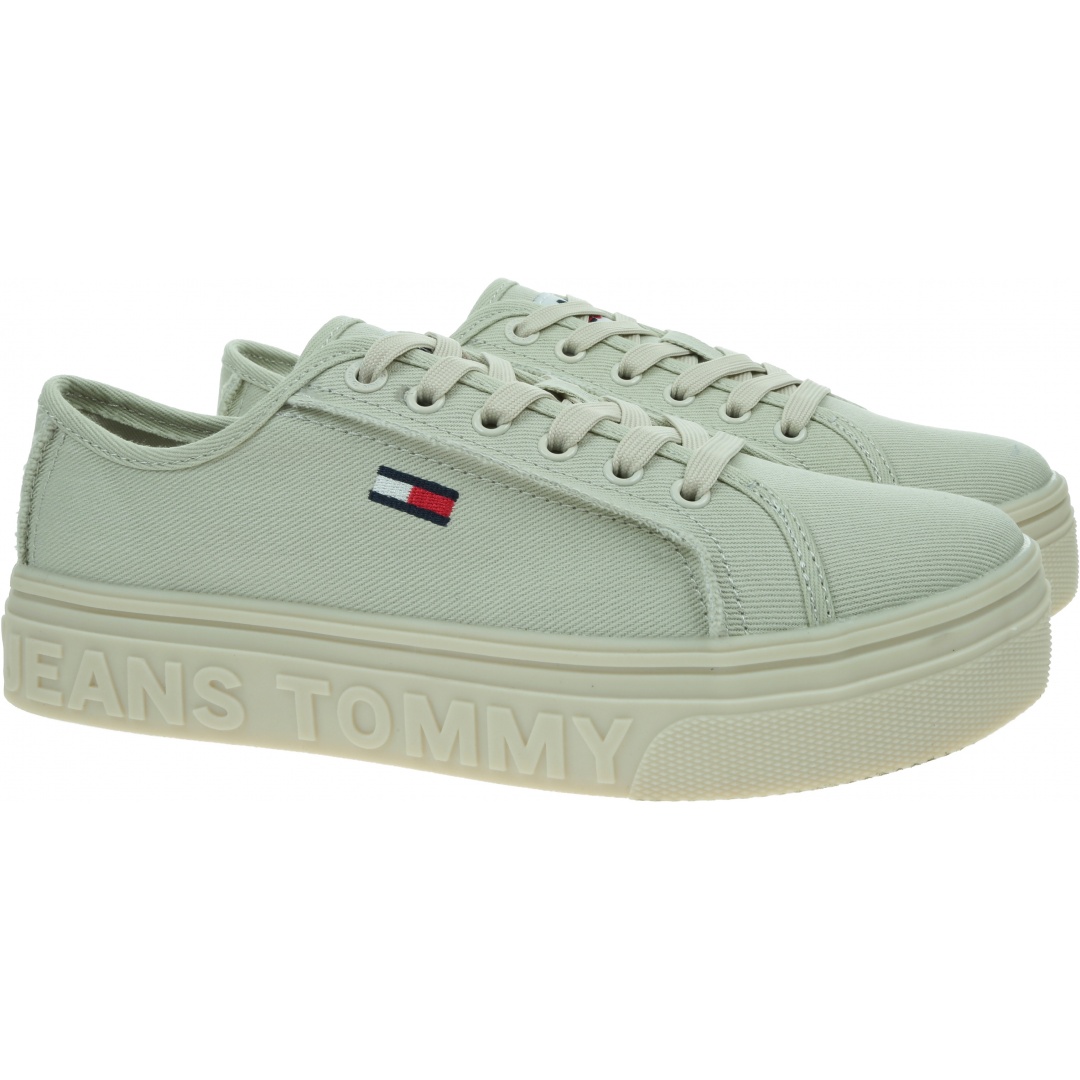 Trampki TOMMY JEANS Mono Color Flatform EN0EN01823 ACE
