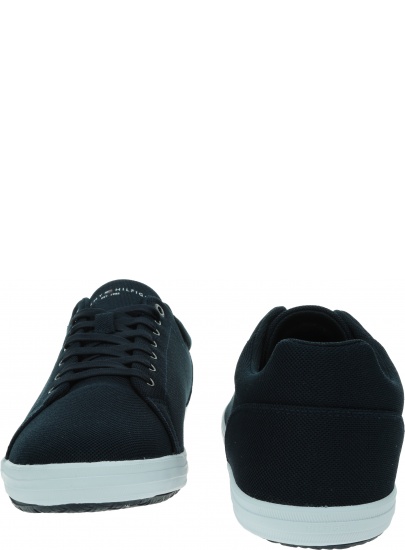 Granatowe Trampki TOMMY HILFIGER Iconic Vulc Mesh Logo FM0FM04034 DW5