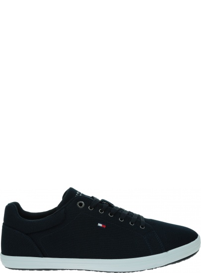 Granatowe Trampki TOMMY HILFIGER Iconic Vulc Mesh Logo FM0FM04034 DW5