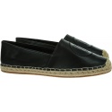 Espadryle Damskie TOMMY HILFIGER Th Logo Leather Espadrille FW0FW06168 BDS