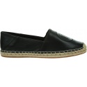 Espadryle Damskie TOMMY HILFIGER Th Logo Leather Espadrille FW0FW06168 BDS