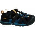 Sportowe Sandały KEEN Seacamp II Cnx Black/Keen Yellow 1025128 1