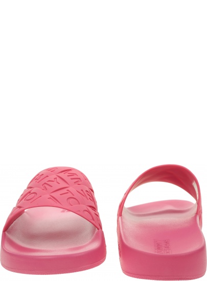 Klapki Damskie TOMMY JEANS Woven PoolSlide EN0EN01857 THW