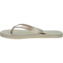 Japonki Damskie TOMMY HILFIGER Th Metallic Flat Beach Sandal FW0FW06445 0JV