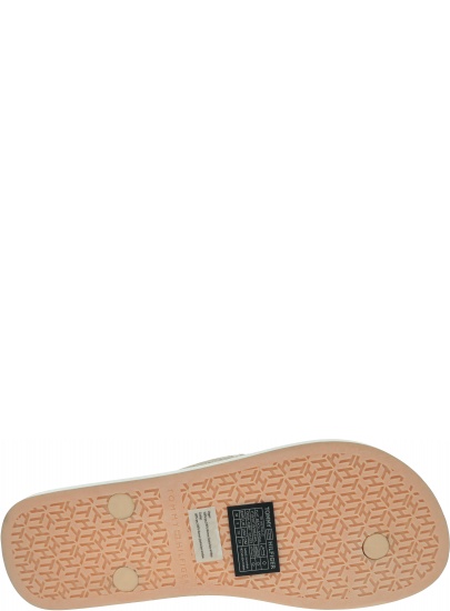 Japonki Damskie TOMMY HILFIGER Th Metallic Flat Beach Sandal FW0FW06445 0JV