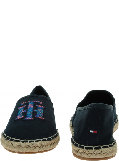 Espadryle Damskie TOMMY HILFIGER Th Logo Espadrille FW0FW06158 DW5