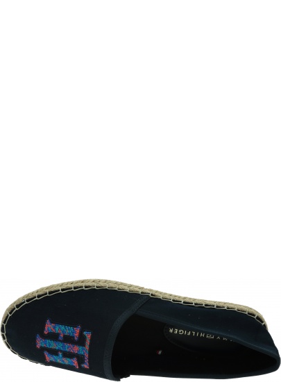 Espadryle Damskie TOMMY HILFIGER Th Logo Espadrille FW0FW06158 DW5