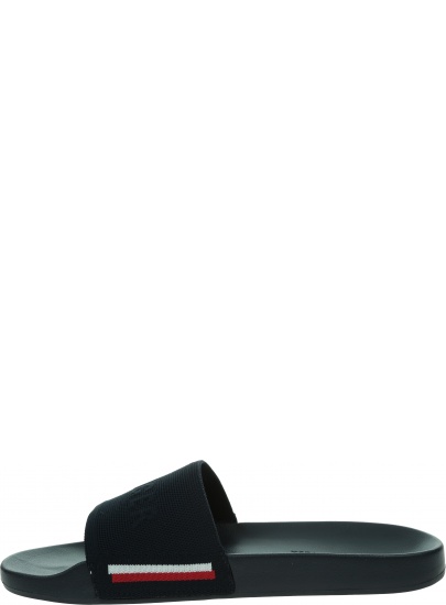 Klapki Męskie TOMMY HILFIGER Corporate Knited Beach Sandal FM0FM04062 DW5