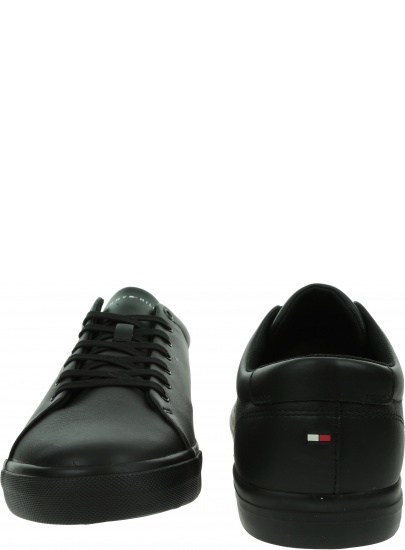 Trampki Męskie TOMMY HILFIGER Corporate Logo Leather Vulc FM0FM04076 BDS