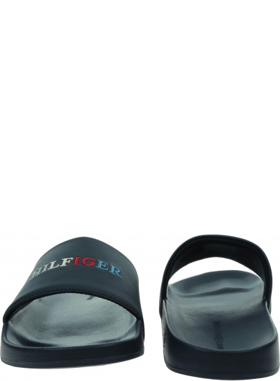 Klapki Męskie TOMMY HILFIGER Colorful Hilfiger Pool Slide FM0FM04060 DW5