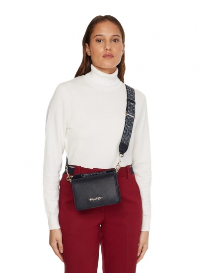 Torebka na Szerokim Pasku TOMMY HILFIGER Tommy Joy Mini Crossover