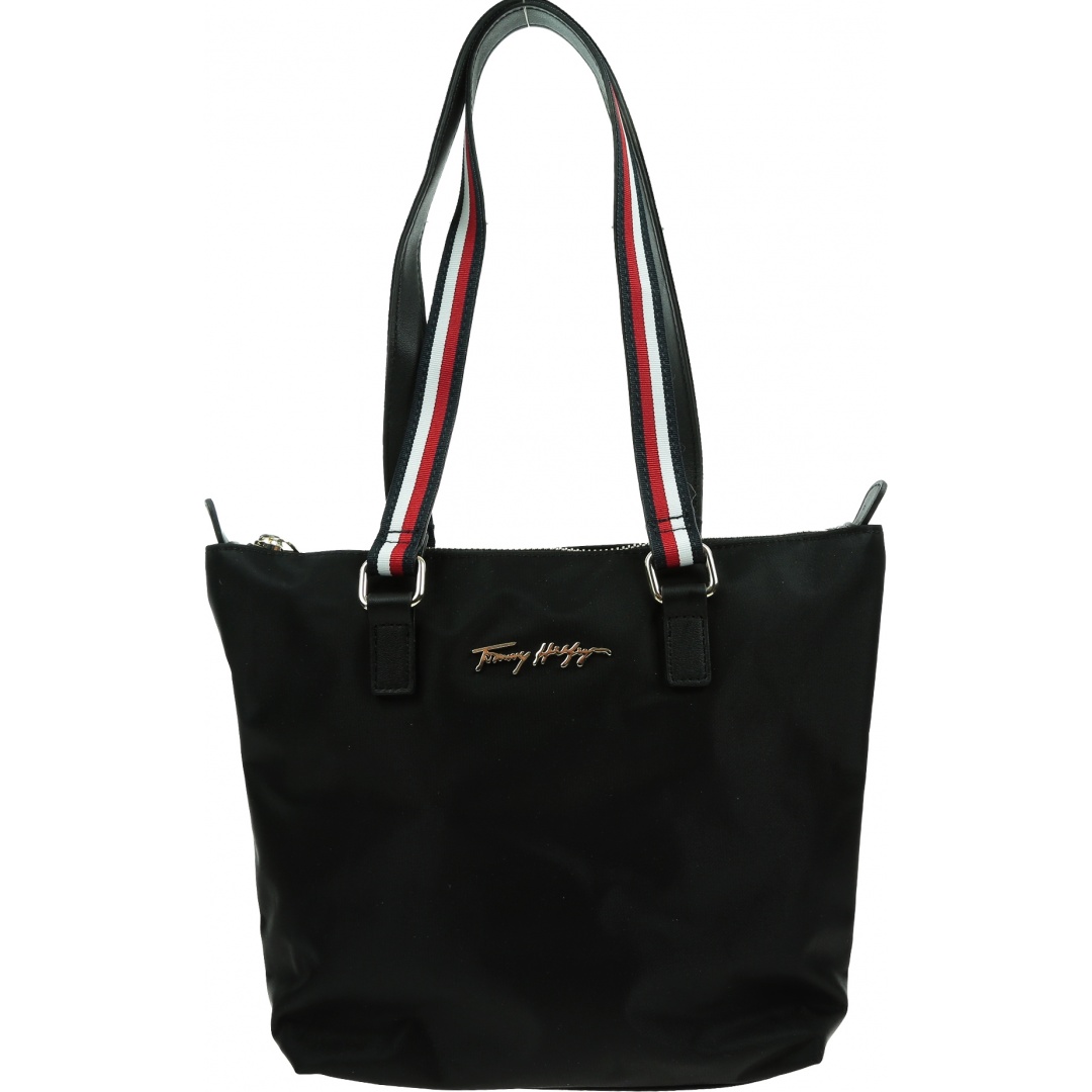 Torebka TOMMY HILFIGER Im New Nylon Small Tote AW0AW11164 BDS