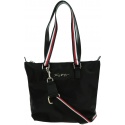 Torebka TOMMY HILFIGER Im New Nylon Small Tote AW0AW11164 BDS