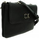Torebka CALVIN KLEIN Re-Lock Dbl Xbody W/Flap K60K609620 BAX
