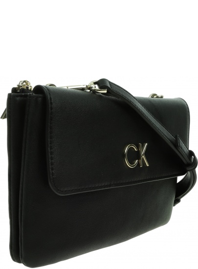 Torebka CALVIN KLEIN Re-Lock Dbl Xbody W/Flap K60K609620 BAX