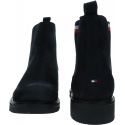 Męskie Sztyblety TOMMY HILFIGER Rwb Hilfiger Suede Chelsea FM0FM04202 DW5
