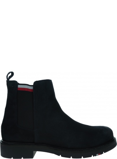 Męskie Sztyblety TOMMY HILFIGER Rwb Hilfiger Suede Chelsea FM0FM04202 DW5