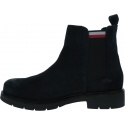 Męskie Sztyblety TOMMY HILFIGER Rwb Hilfiger Suede Chelsea FM0FM04202 DW5