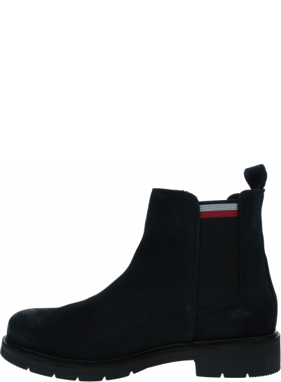 Męskie Sztyblety TOMMY HILFIGER Rwb Hilfiger Suede Chelsea FM0FM04202 DW5