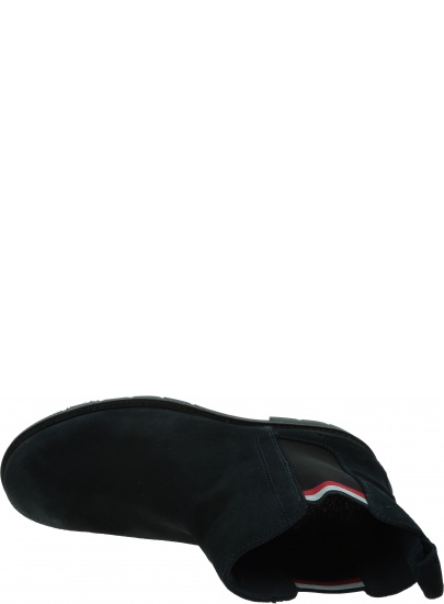 Męskie Sztyblety TOMMY HILFIGER Rwb Hilfiger Suede Chelsea FM0FM04202 DW5