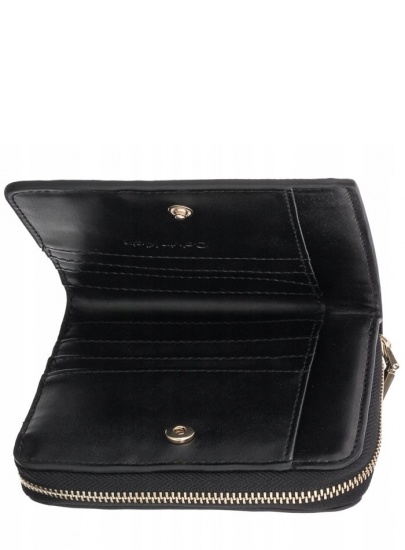 Portfel Damski CALVIN KLEIN Re-Lock Z/A Wallet W/Flap Md K60K608455 BAX