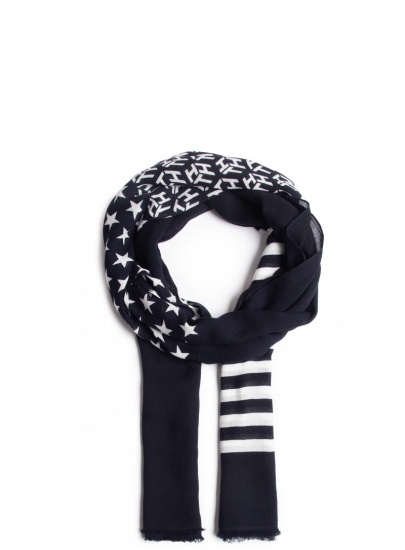 Szal TOMMY HILFIGER Signature Sequins Scarf AW0AW08619 0G1