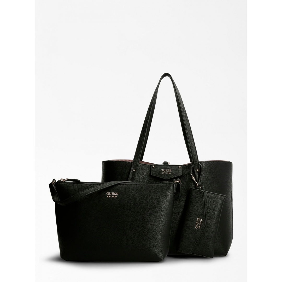Torebka na Ramię GUESS Eco Brenton Bucket HWEVG839023 BLA