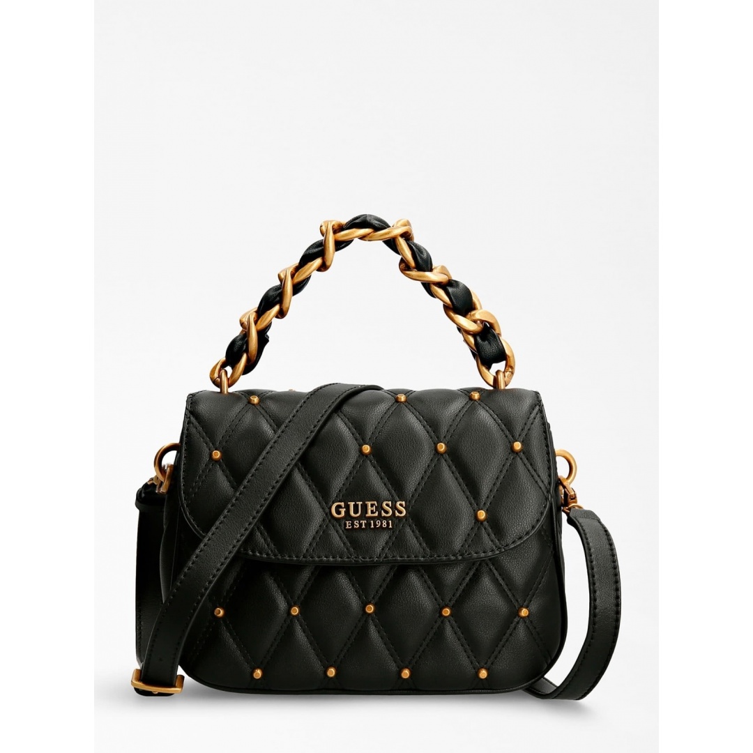 Torebka do Ręki GUESS Triana Flap Shoulder HWQS8553190 BLA