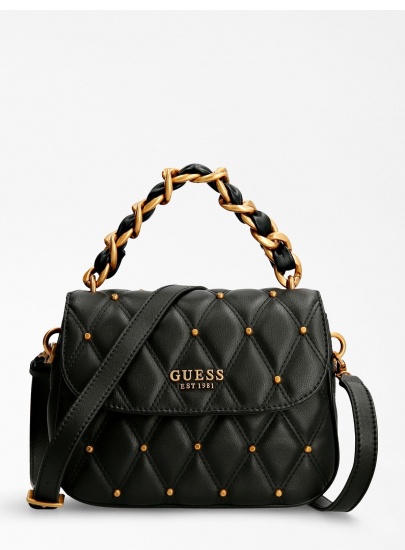 Torebka do Ręki GUESS Triana Flap Shoulder HWQS8553190 BLA