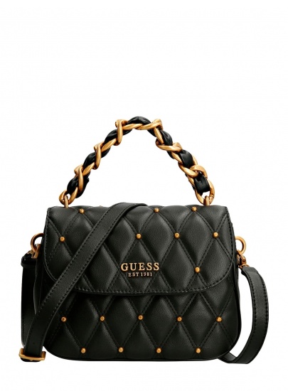 Torebka do Ręki GUESS Triana Flap Shoulder HWQS8553190 BLA