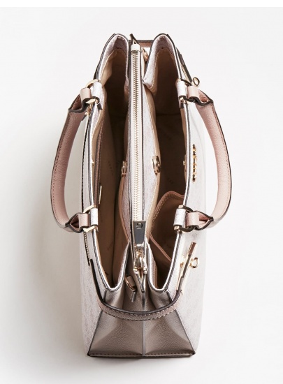 Torebka do Ręki GUESS Zadie Logo Hobo HWSG8396060 PWO