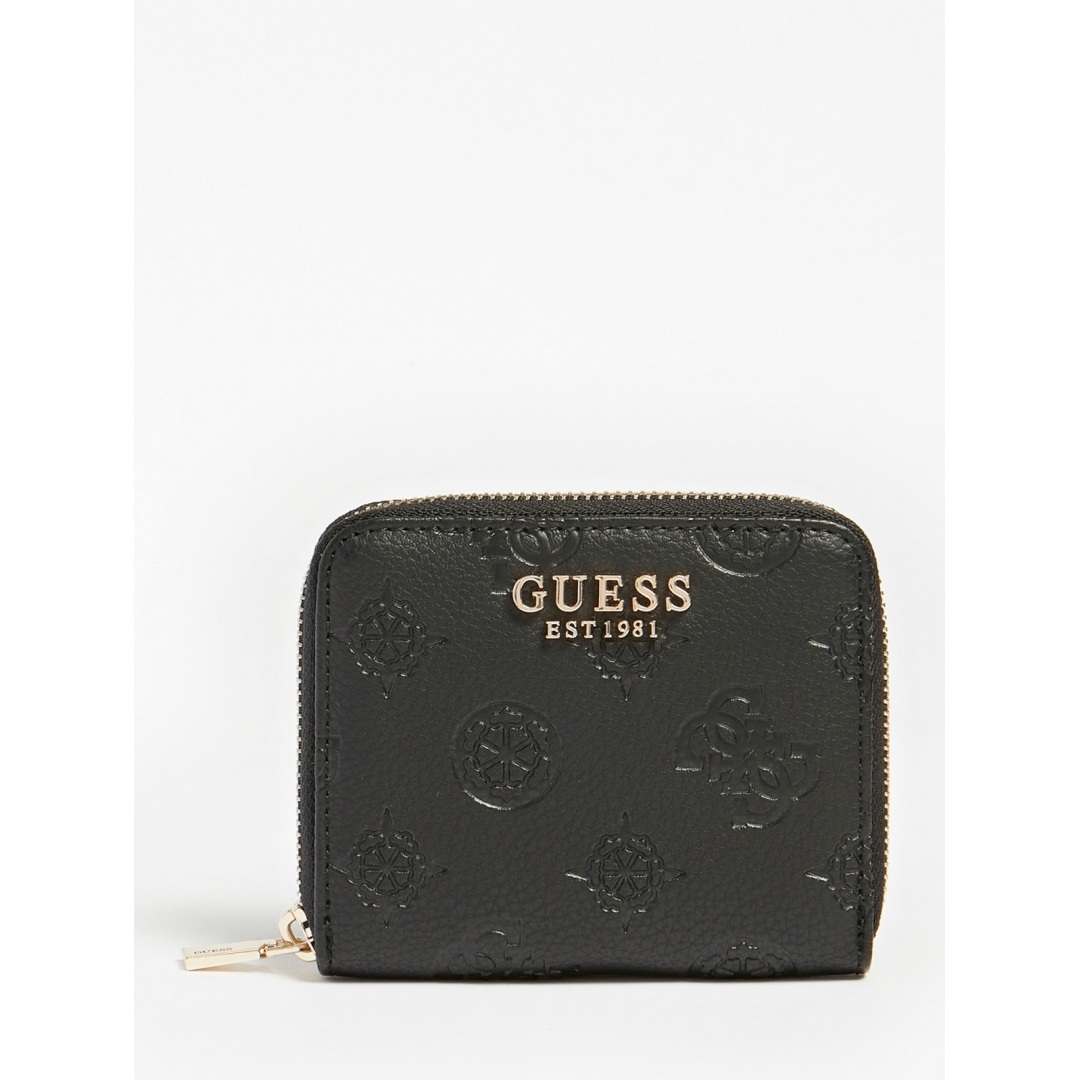 Portfel Damski GUESS Helaina Slg Small Tr SWPG8403370 BLA