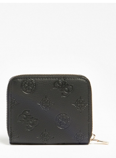 Portfel Damski GUESS Helaina Slg Small Tr SWPG8403370 BLA