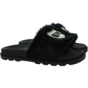Klapki z Futerkiem KARL LAGERFELD Kondo Tred Ikonic Fur Slide KL80974 WF0