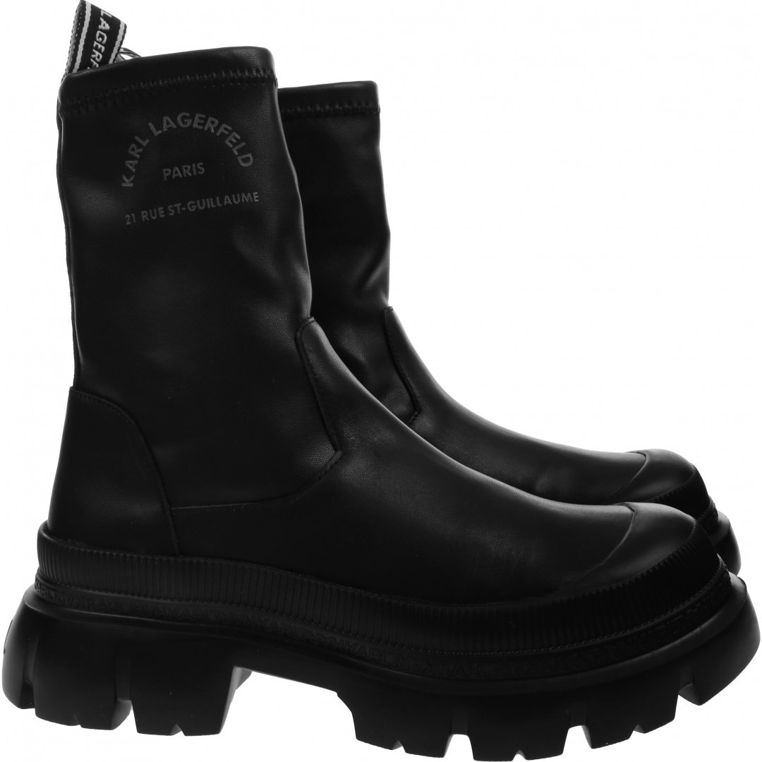 Botki KARL LAGERFELD Trekka Max Midi Stretch Boot KL43580 000