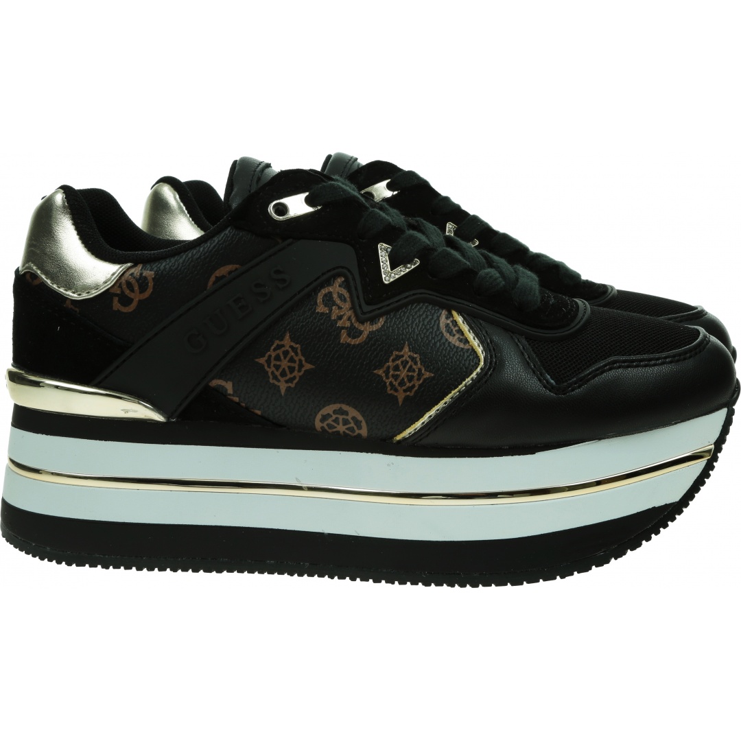Sneakersy Damskie GUESS Harinna FL7HARFAL12 BRWBL