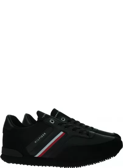 Półbuty Męskie TOMMY HILFIGER Iconic Sock Runner Mix FM0FM04137 BDS