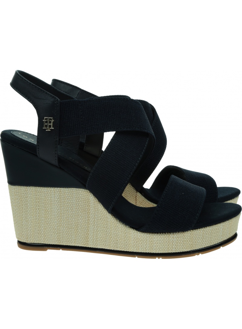 TOMMY HILFIGER Essential Elastic High Wedge FW0FW06304 DW5