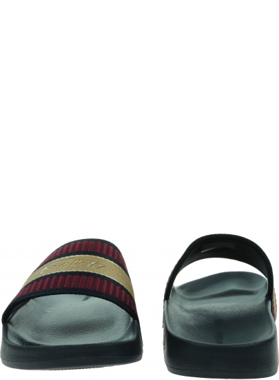 Klapki Damskie TOMMY HILFIGER Webbing Signature Slide FW0FW06720 DW5
