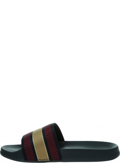 Klapki Damskie TOMMY HILFIGER Webbing Signature Slide FW0FW06720 DW5
