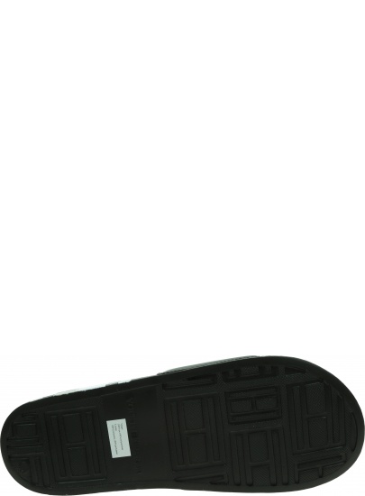 Klapki Męskie TOMMY HILFIGER Strips Hilfiger Pool Slide FM0FM04061 BDS