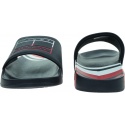Klapki Męskie TOMMY HILFIGER Strips Hilfiger Pool Slide FM0FM04061 0GY