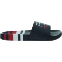 Klapki Męskie TOMMY HILFIGER Strips Hilfiger Pool Slide FM0FM04061 0GY