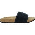 Klapki Damskie TOMMY HILFIGER Tommy Webbing Cork Pool Slide FW0FW06525 DW5