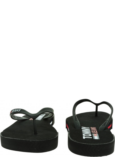 Japonki Damskie TOMMY JEANS Flat Tommy Jeans Beach Sandal EN0EN01855 BDS