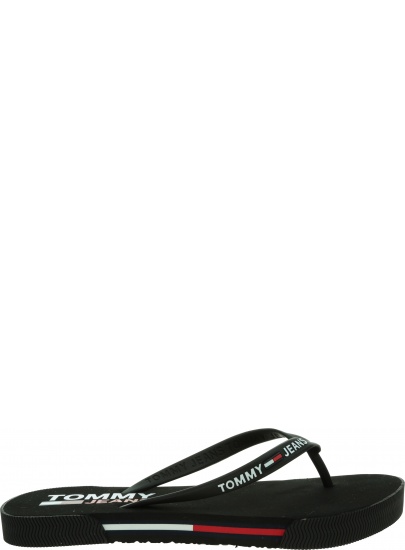 Japonki Damskie TOMMY JEANS Flat Tommy Jeans Beach Sandal EN0EN01855 BDS