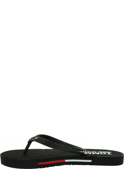 Japonki Damskie TOMMY JEANS Flat Tommy Jeans Beach Sandal EN0EN01855 BDS