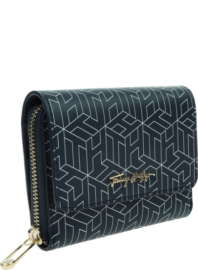 Portfel Damski TOMMY HILFIGER Iconic Tommy Med AW0AW12396 0GY