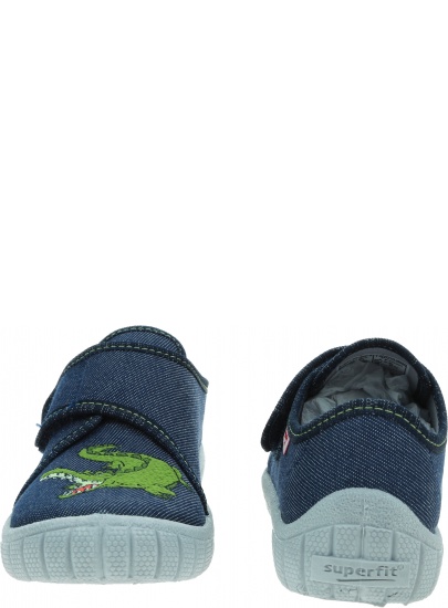 Niebieskie Kapcie z Krokodylem SUPERFIT Bill 1-800278-8040