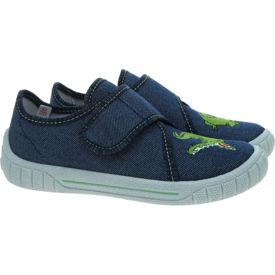Niebieskie Kapcie z Krokodylem SUPERFIT Bill 1-800278-8040